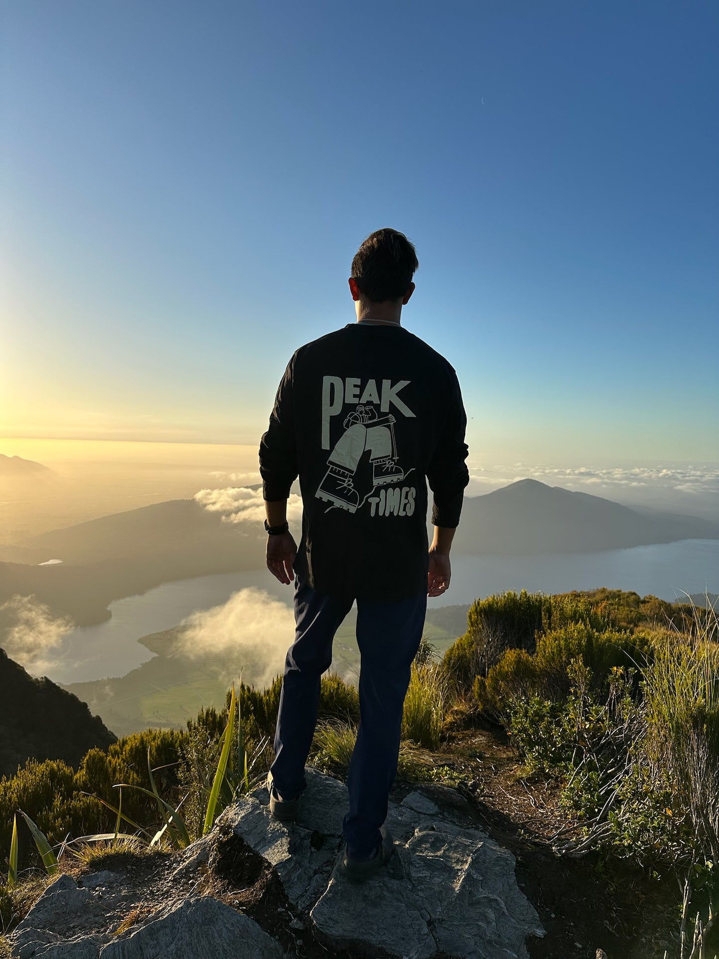 MESH Peak Times Long Sleeve Tee - Black