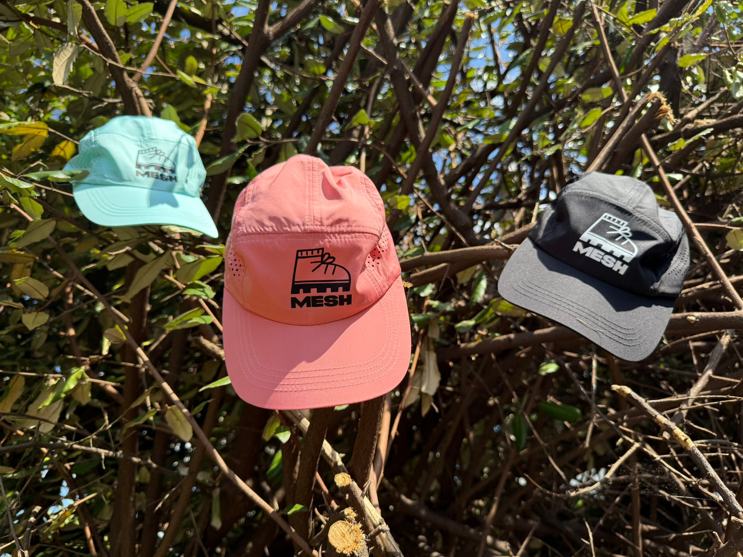 MESH Athletic Hiking Cap - Aqua