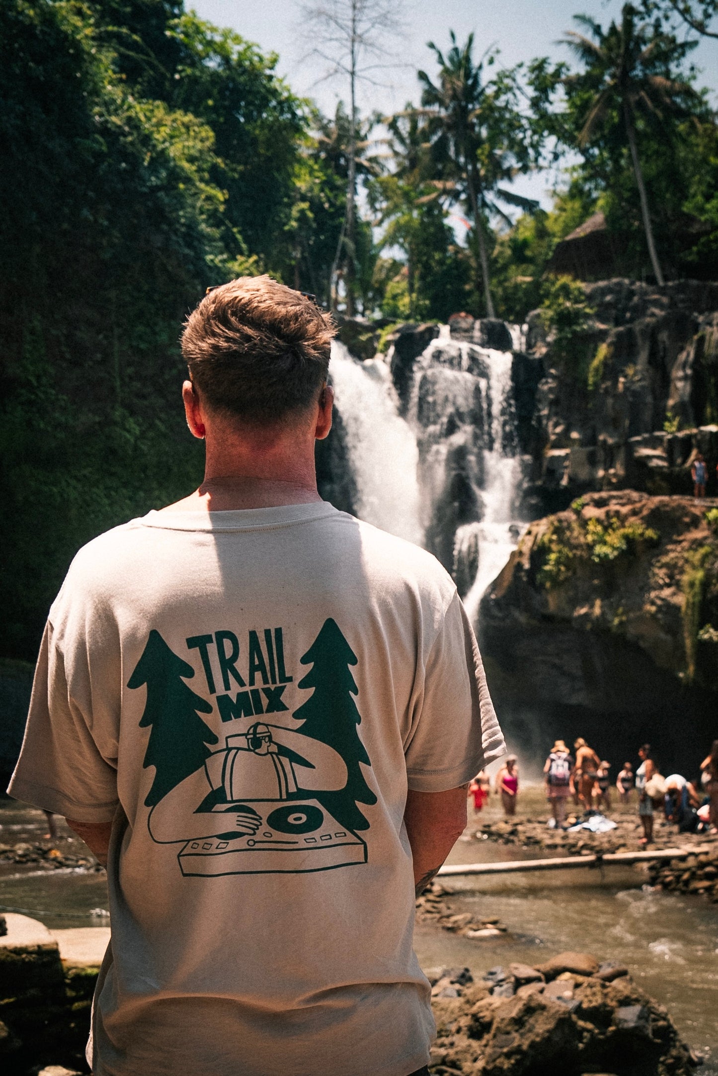 MESH Trail Mix Tee - Stone
