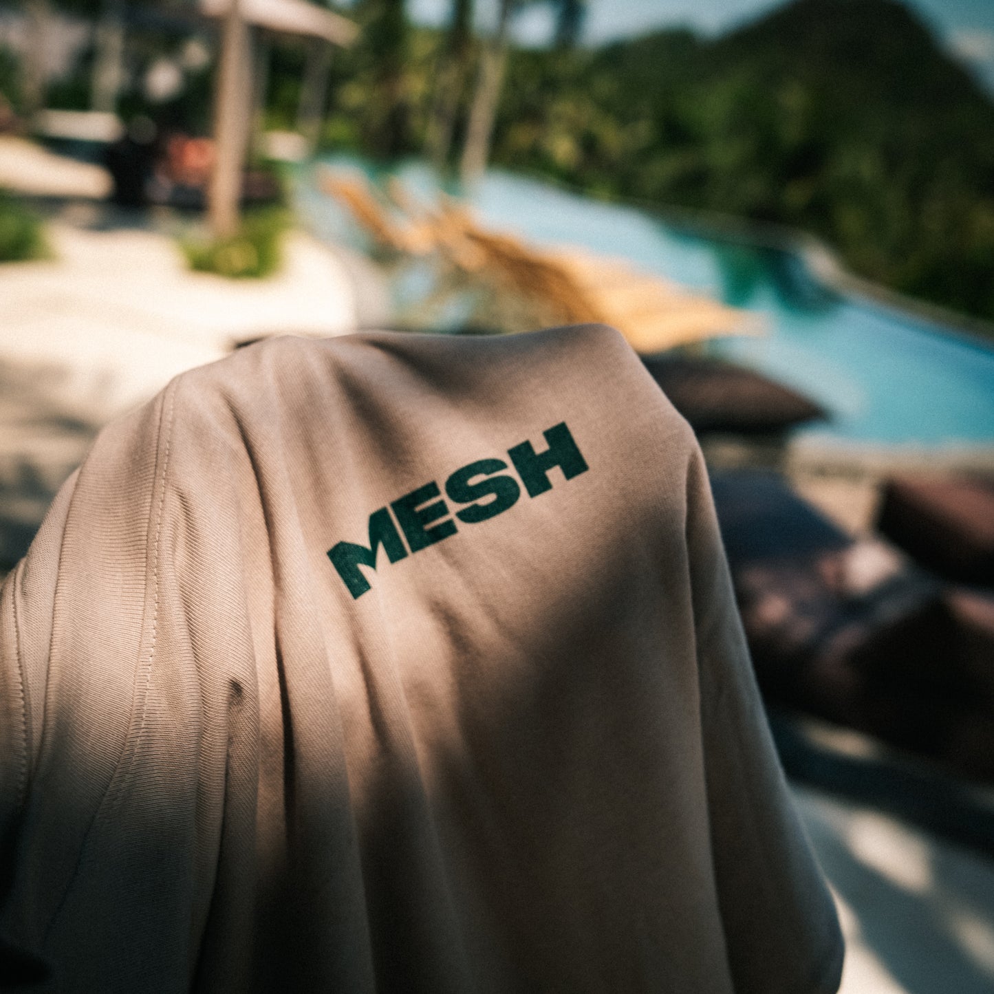 MESH Trail Mix Tee - Stone