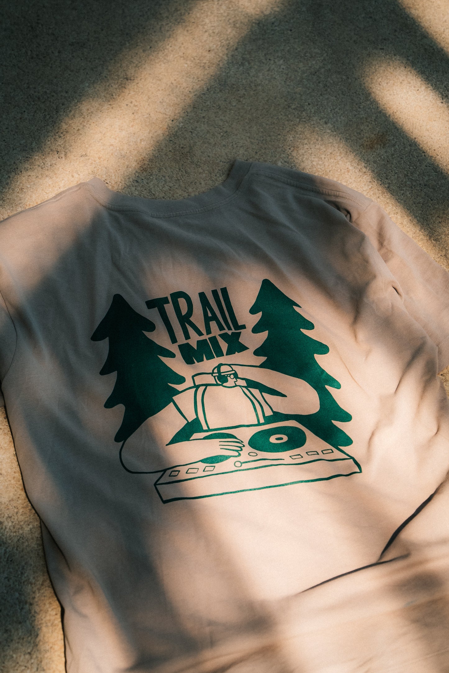 MESH Trail Mix Tee - Stone