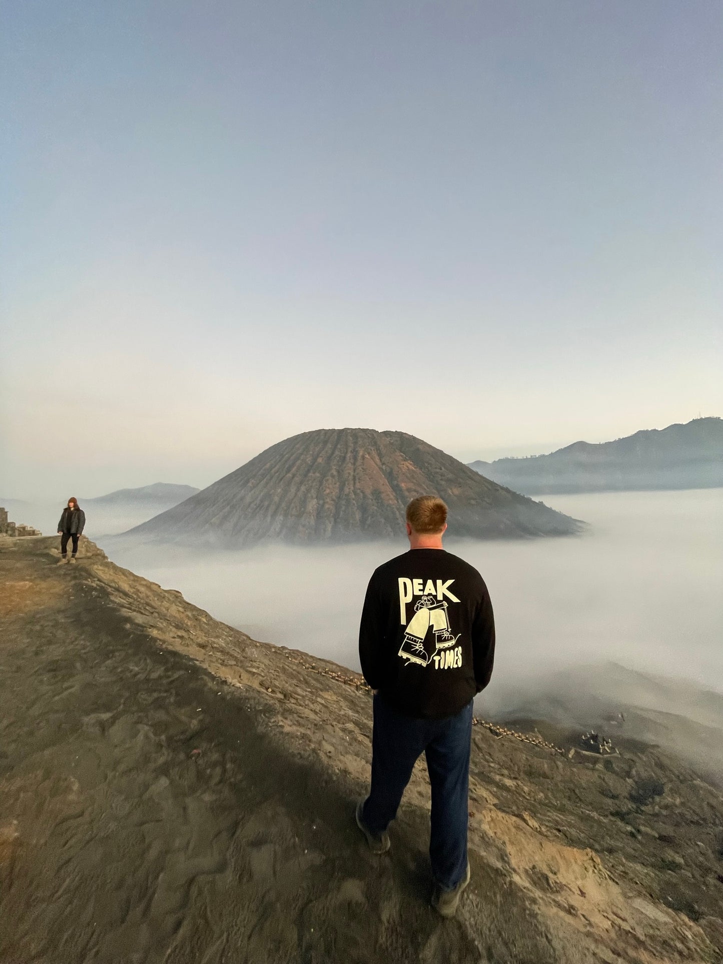 MESH 'Peak Times' Long Sleeve Tee - Black