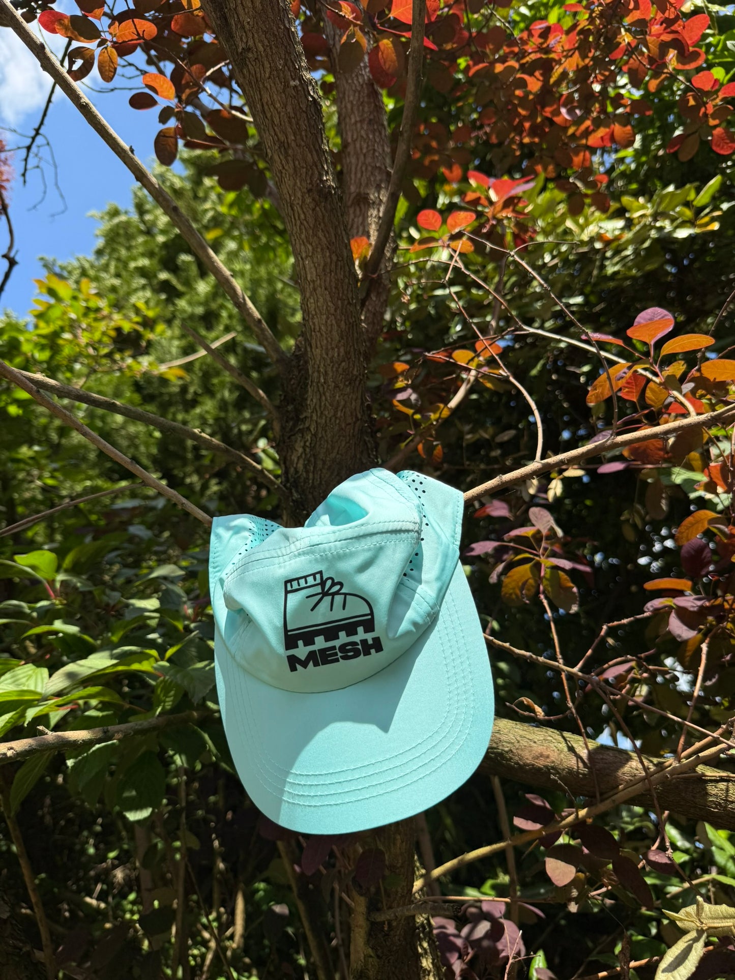 MESH Athletic Hiking Cap - Aqua