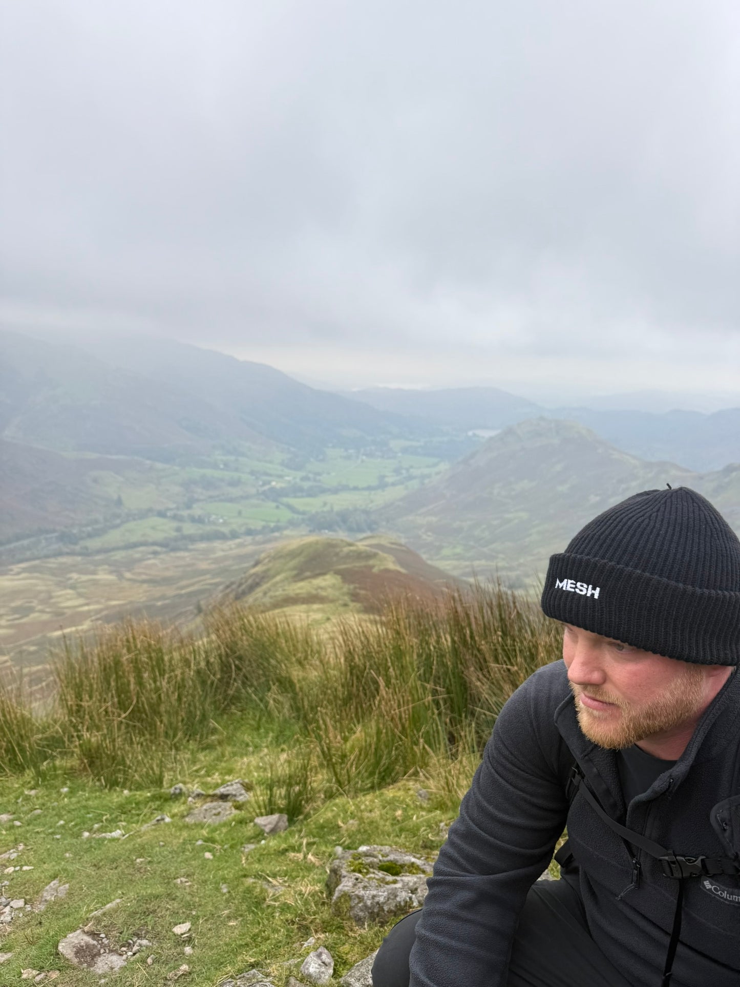 MESH Mountain Elements Beanie - Black / Green