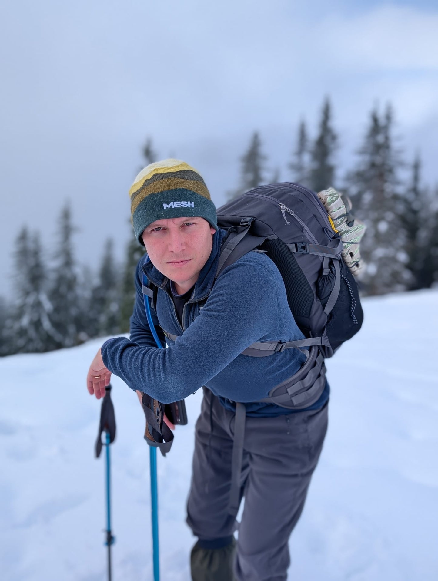 MESH Mountain Peaks Beanie