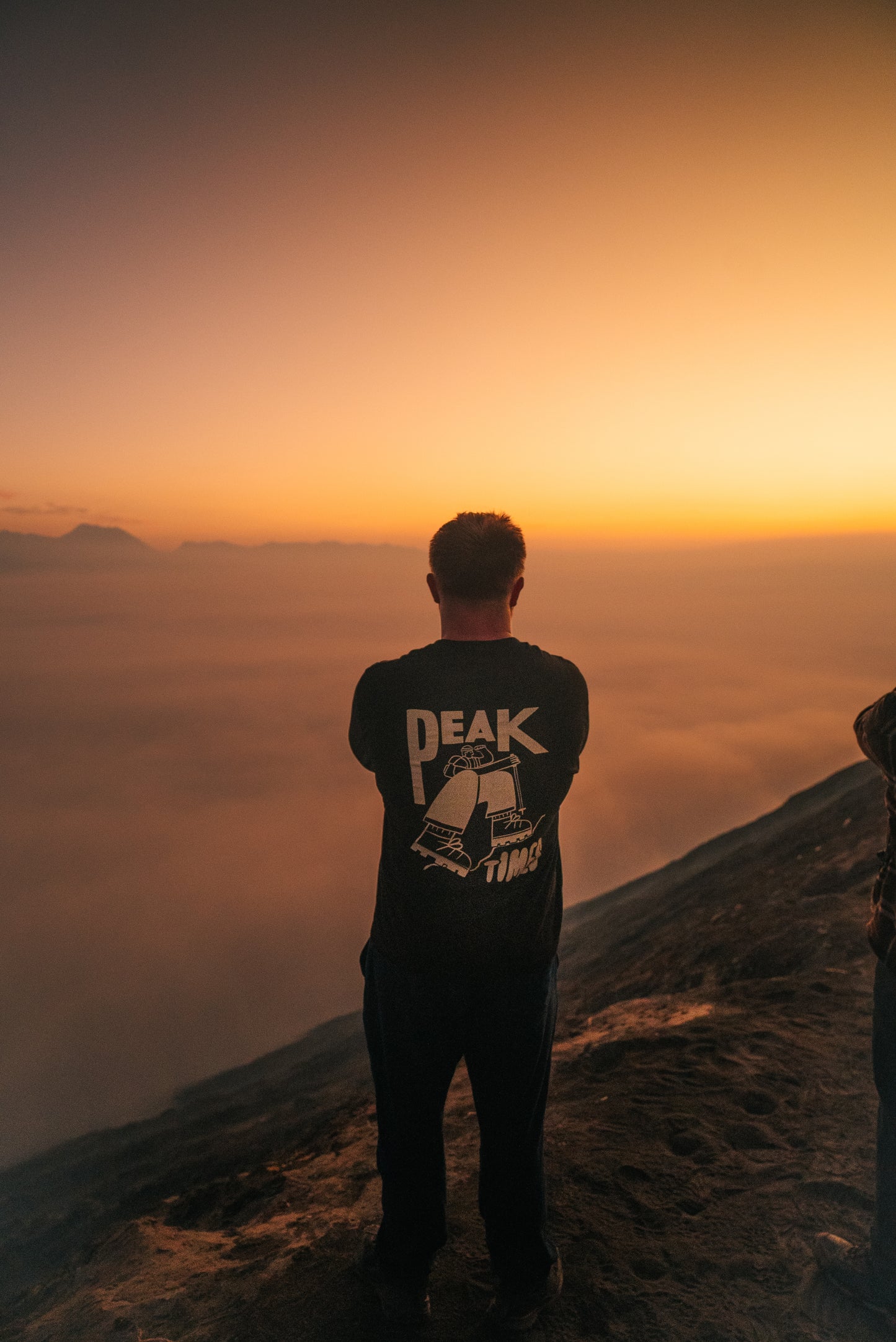 MESH 'Peak Times' Long Sleeve Tee - Black